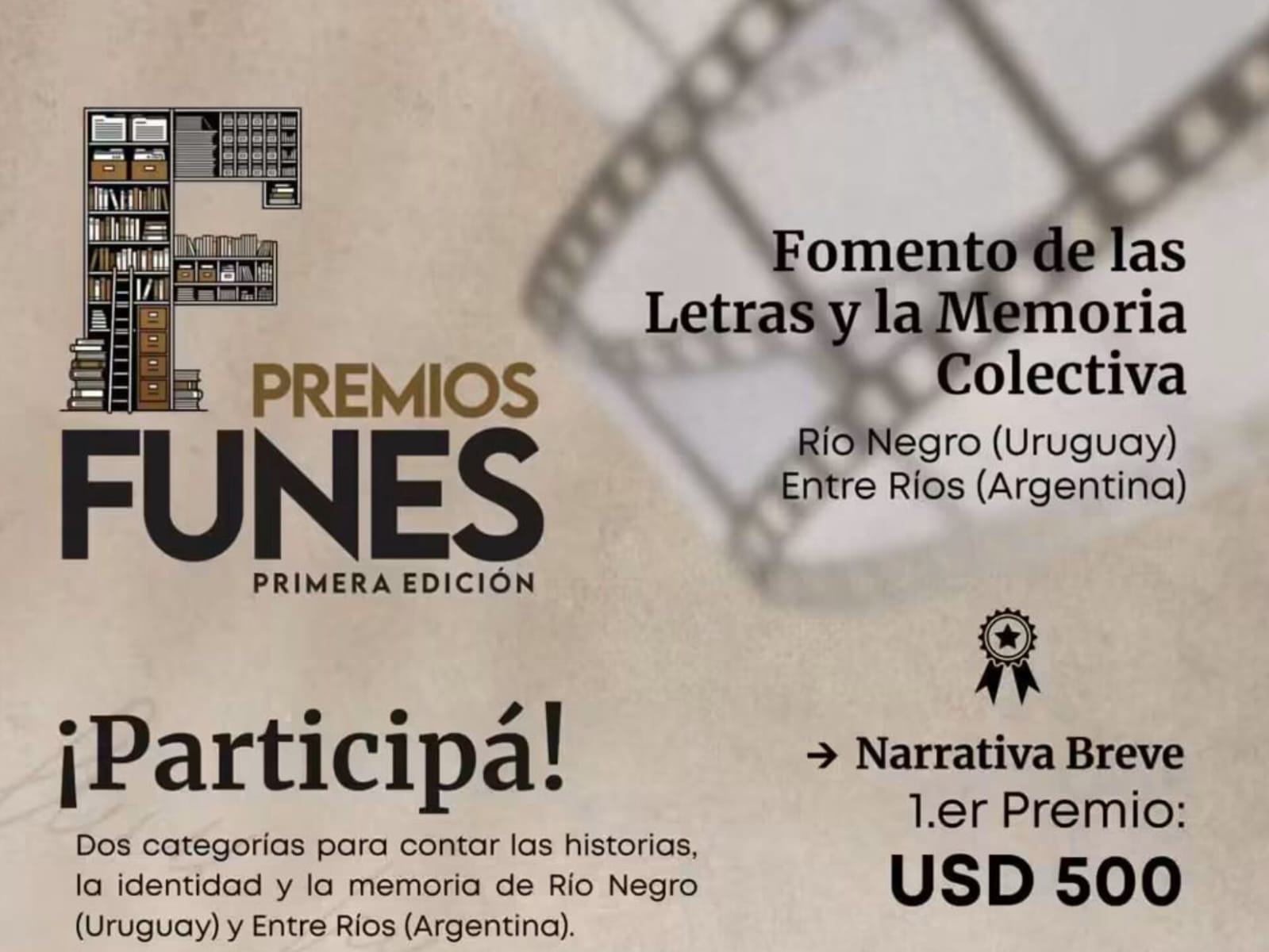 La Intendencia de Río Negro lanza la primera edición de los Premios FUNES